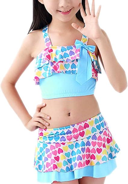 trendy two piece swimwear.